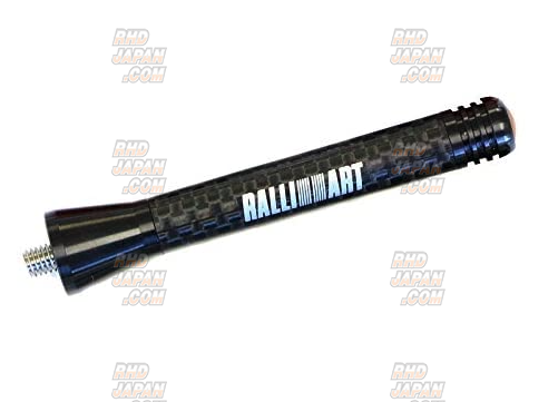 RALLIART Short Antenna アンテナ Sigma Speed RALLIART Carbon Fiber Short Antenna Fixed Type - Red